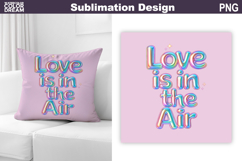 Valentine Pillow Design | Iridescent Valentine Quote Product Image 1