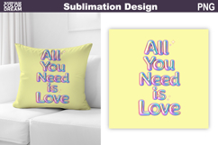 Valentine Pillow Design | Iridescent Valentine Quote Product Image 1