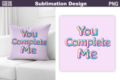 Valentine Pillow Design | Iridescent Valentine Quote Product Image 1
