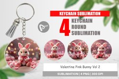 Keychain Valentine Bunny Product Image 1