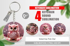 Keychain Valentine Owl Product Image 1