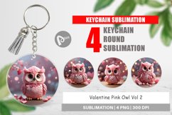 Keychain Valentine Owl Product Image 1