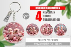 Keychain Valentine Pelicans Product Image 1