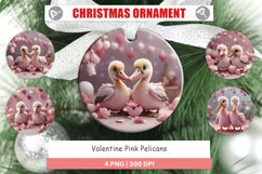 Christmas Ornaments Valentine Pelicans Product Image 1