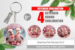 Keychain Valentine Pelicans Product Image 1