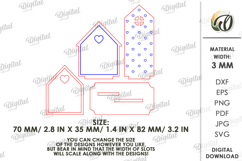 Valentine Place Name Stands Bundle Lasercut. Stand Decor SVG Product Image 5
