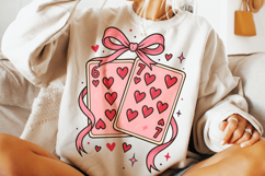 Six Seven Valentine's Day PNG, Valentine Playing Cards PNG Product Image 2