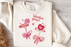 Valentine Please PNG, Retro Festive Cocktail, Vintage Product Image 6