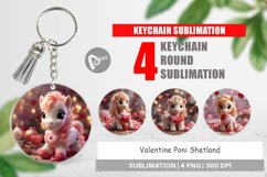 Keychain Valentine Poni Shetland Product Image 1