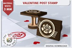 3D Valentine Stamps Laser Cut Bundle. Valentine Signs SVG Product Image 10