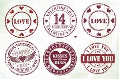 Valentine Post Stamps Sublimation Product Image 5