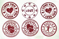 Valentine Post Stamps Sublimation Product Image 6
