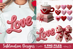 Valentine Latch Hook Yarn Sublimation Designs Product Image 4