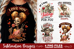 Sarcastic Valentine PNG Funny Sublimation 4 Designs Product Image 8