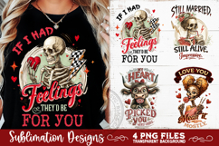 Sarcastic Valentine PNG Funny Sublimation 4 Designs Product Image 7