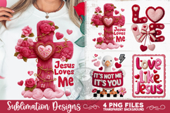 Valentine Latch Hook Yarn Sublimation Designs Product Image 2