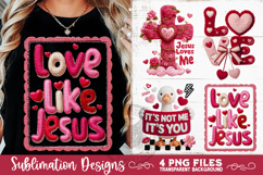 Valentine Latch Hook Yarn Sublimation Designs Product Image 6