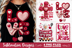 Valentine Latch Hook Yarn Sublimation Designs Product Image 7