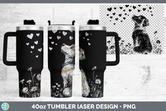 GorgeousValentine Laser 40oz Tumbler design.