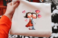 Valentine Quirky Couple Clipart Product Image 2