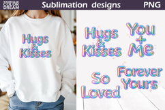 Valentine Iridescent Sublimation | Valentines Quotes Clipart Product Image 5