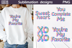 Valentine Iridescent Sublimation | Valentines Quotes Clipart Product Image 8
