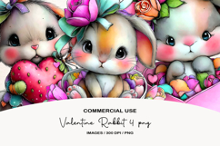 Valentine Rabbit 4 png Product Image 1