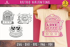 Valentine Retro Love SVG Jackpot design