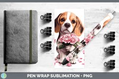 GorgeousValentine Rose Dogs Pen Wrap design.