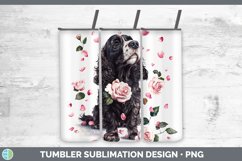 GorgeousValentine Rose Dogs Tumbler design.