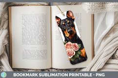 GorgeousValentine Rose Dogs Bookmark design.