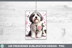 GorgeousValentine Rose Dogs Air Freshener design.
