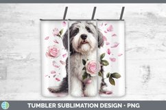 GorgeousValentine Rose Dogs Tumbler design.