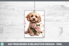 GorgeousValentine Rose Dogs Air Freshener design.