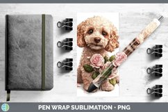 GorgeousValentine Rose Dogs Pen Wrap design.