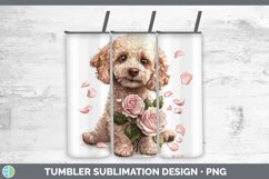 GorgeousValentine Rose Dogs Tumbler design.