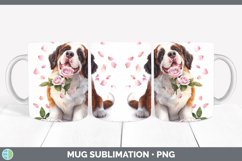 GorgeousValentine Rose Dogs Mug Wrap design.