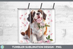 GorgeousValentine Rose Dogs Tumbler design.
