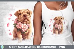 GorgeousValentine Rose Dogs Shirt design.