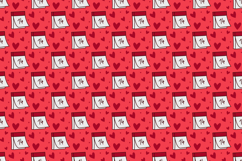 Valentine's Day seamless pattern|digital paper Product Image 2