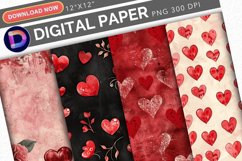 Valentine's Day Digital Paper Product Image 1