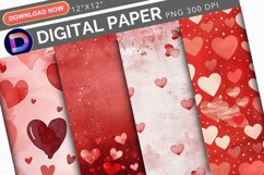 Valentine's Day Digital Paper Product Image 1