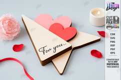 Valentine's Bench Sign with Mini Elements Laser Cut Bundle Product Image 18