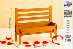 Valentine's Bench Sign with Mini Elements Laser Cut Bundle Product Image 10