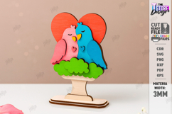 Valentine's Bench Sign with Mini Elements Laser Cut Bundle Product Image 11