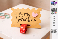 Valentine’s Day Bracelet Card Laser Cut|Slap Bracelet Holder Product Image 1