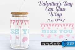 Valentine&#039;s Day Glass Can Wrap SVG|Love Can Glass Wrap SVG Product Image 5