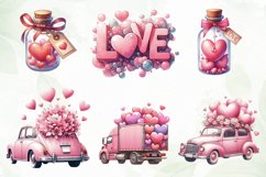 Valentine’s Day Clipart Sublimation Product Image 4