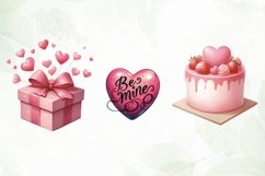 Valentine’s Day Clipart Sublimation Product Image 2