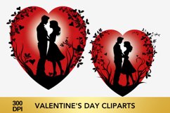 Valentine&#039;s Day Cliparts, Valentine&#039;s Day sublimation Product Image 2